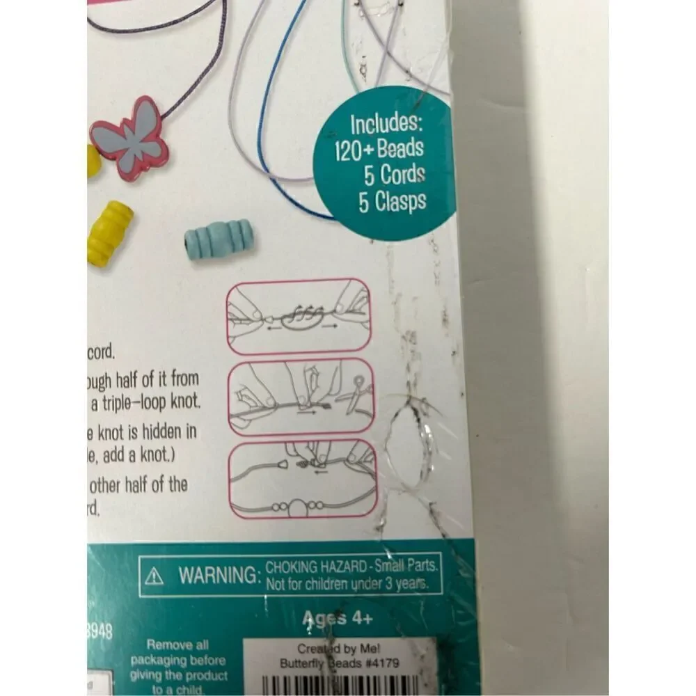Melissa & Doug created by me Butterfly beads